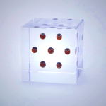 Sola Cube Balloon Plant Decor - Preserved Nature Display