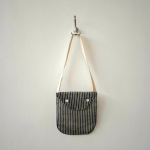 Aa Grade Obi Bag - Edo Stripe Vintage Japanese Fabric Handbag