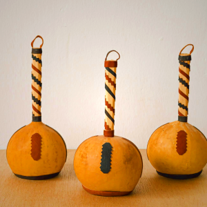 African Gourd Maracas – Decorative Handcrafted Percussion