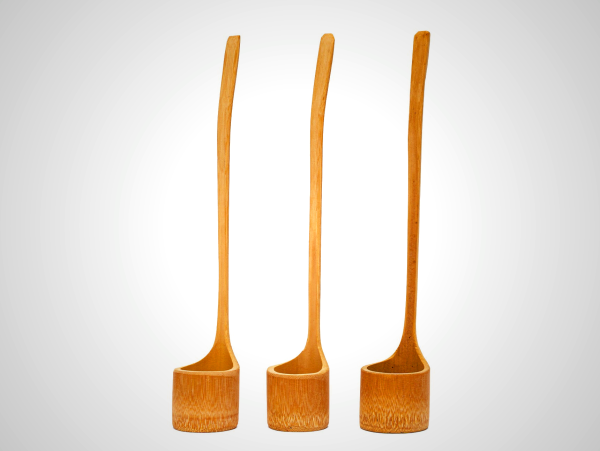 Eco-Friendly Bamboo Ladle for Serving Beverages | Sustainable Kitchen Utensil