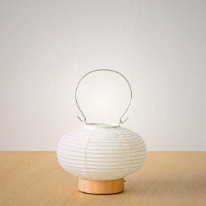 Fores RIN-23 Cordless LED Lantern with Authentic Mino Washi Paper | Japanese Craft Design