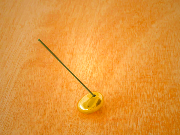 Haec Incense Holder 003 Gloss - Brass Sculpture