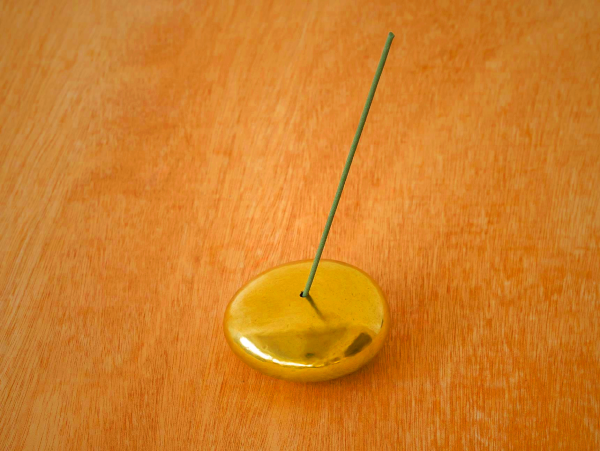 Haec Incense Holder 006 Gloss - Brass Sculpture