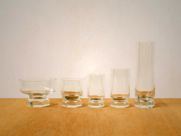 Hexagon Glassware - Elegant Japanese Glass Collection