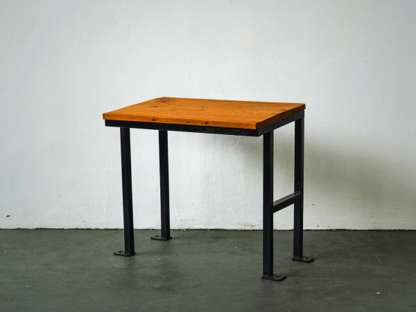 Industrial Credenza with Tilted Timber Surface - Mint Condition