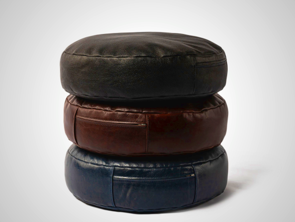 Aa Grade Round Meditation Pillow with Natural Buckwheat Fill