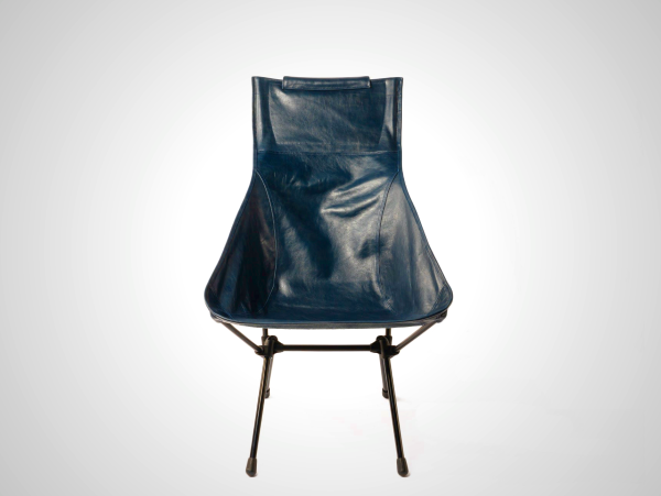 Aa Grade Sunset Chair Cover in Indigo | Top Grain Leather