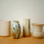 Vintage Ikebana Vases - Authentic Japanese Ceramic Floral Containers