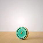 Sugy Two Way Clock Pale Green Glaze | Handcrafted Ceramic Timepiece