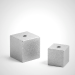 Silver Cube Incense Holder by Sumitani Saburo Shoten