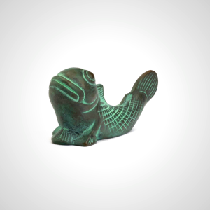 Mudskipper Brass Paperweight by Sumitani Saburo Shoten