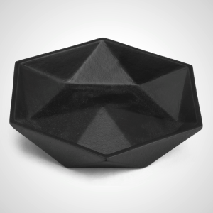 Nambu Tekki Hexagonal Tray - Cast Iron Japanese Design
