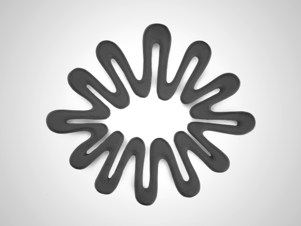 Nambu Tekki Trivet - Michi by Tadahiro Baba | Cast Iron Serveware