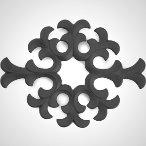 Nambu Tekki Trivet with Water Plant Design by Tadahiro Baba