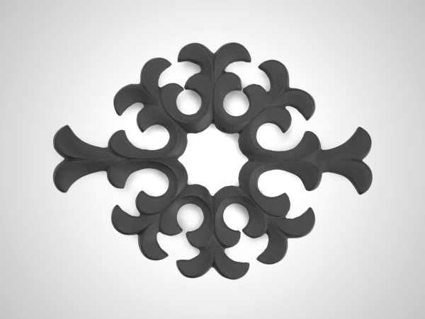 Nambu Tekki Trivet with Water Plant Design by Tadahiro Baba