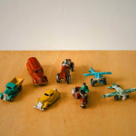 Rare Vintage Cast Iron Toy Cars - Authentic Antique Collectibles from Yamanashi Japan