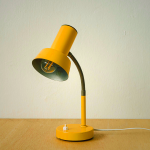 Vintage Gooseneck Table Lamp Yellow - Aa Furniture