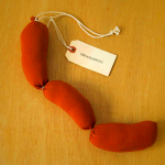 Yuki & Daughters Sausage Ornament - Handmade Decor