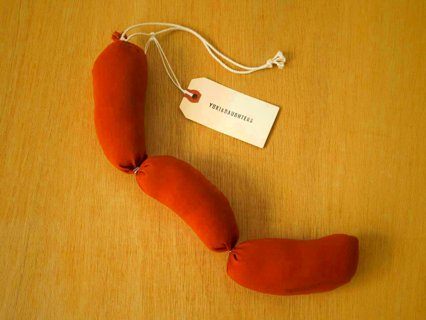 Yuki & Daughters Sausage Ornament - Handmade Decor