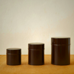 Kato Tin Cans Mahogany - Airtight Tea & Coffee Storage