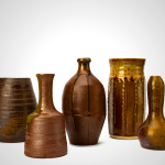 Vintage Ikebana Vases - Authentic Japanese Ceramic Floral Containers